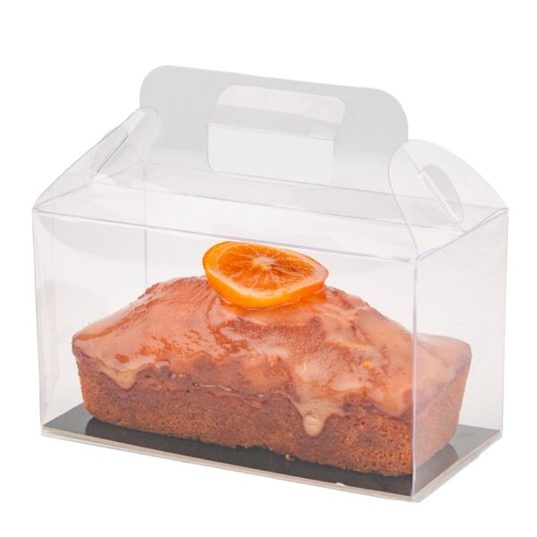 Transparante cakedoos met blinkend witte inleg - Afbeelding 3