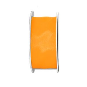 Lint satijn oranje