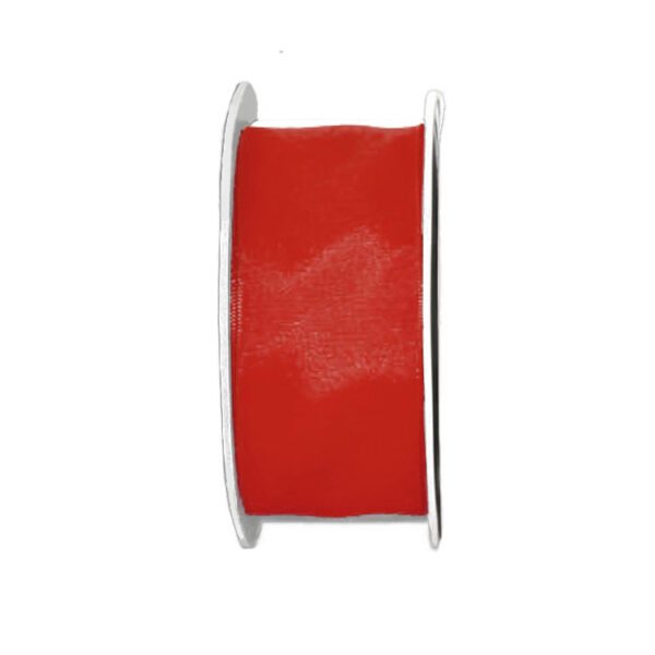 Lint satijn rood