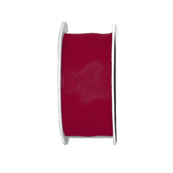 Lint satijn kersen rood
