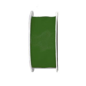 Lint satijn donker groen
