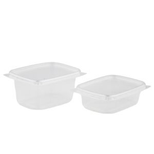 Rechthoekige transparante bakjes