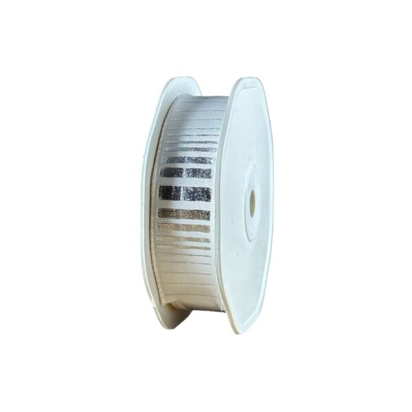Lint wit/zilver streep