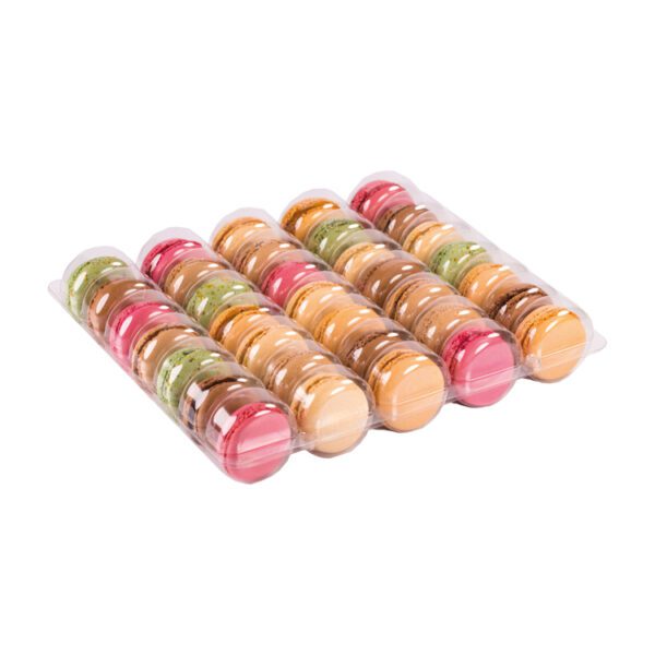 Transparante blister voor 24 of 35 macarons - Afbeelding 2