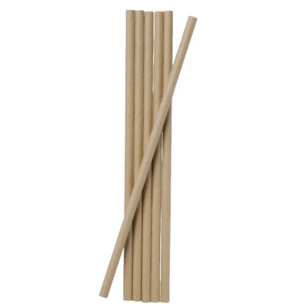 Rietjes van kraft papier