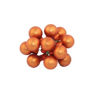 Glasballetjes op draad mat oranje