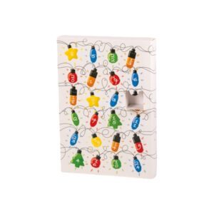 Adventskalender gekleurde lichtjes