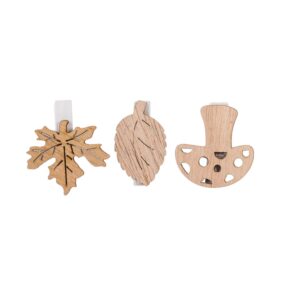 Houten knijper herfstbladeren mix