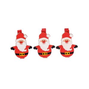Houten knijper kerstman