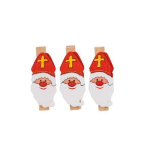 Houten knijper sinterklaas