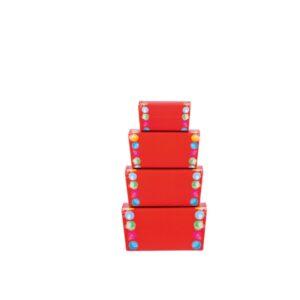 Sleeve voor ballotin kerstbal print