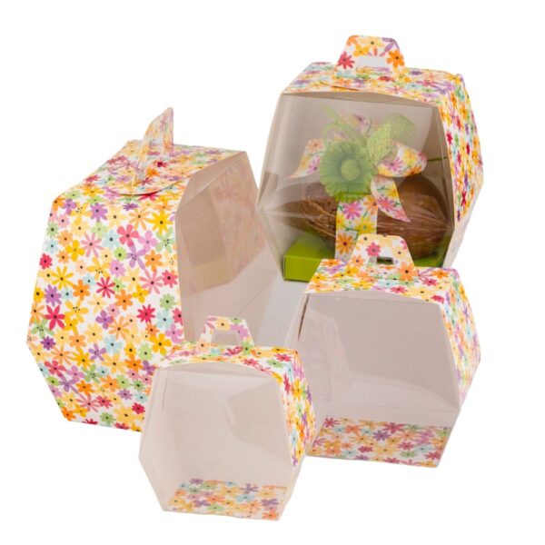 Paasdoos met venster Flowers - Afbeelding 2