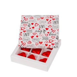 Bonbon doosje voor 9 bonbons Valentijn