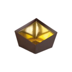 Cadeau doos bruin/goud