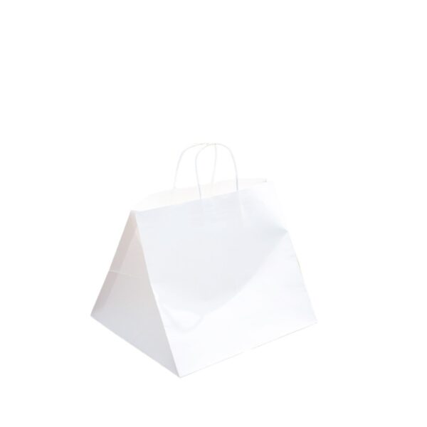 Papieren tas met gedraaid handvat Takeaway diverse kleuren - Afbeelding 2