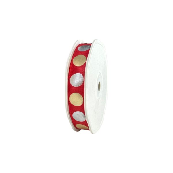 Lint met metallic bolletjes