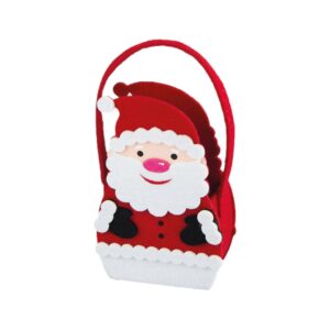 Vilten mandje kerstman