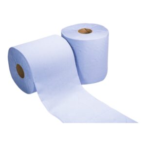 Papier rol blauw