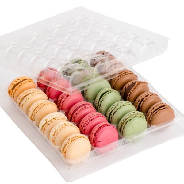 Transparante blister voor 24 of 35 macarons - Afbeelding 3