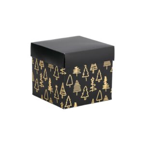 Cubebox kerstbomen print
