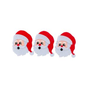 Houten knijpers Kerstman hoofd