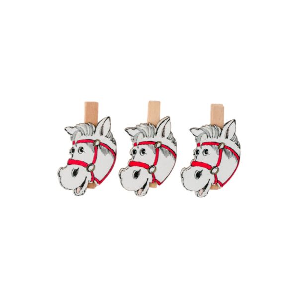 Houten knijper Paard