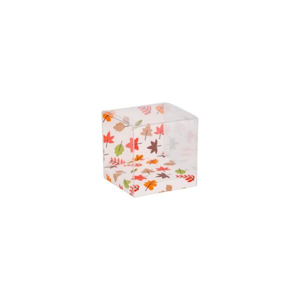 Transparant doosje Herfst print