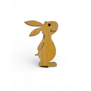 Houten knijper met konijn diverse kleuren