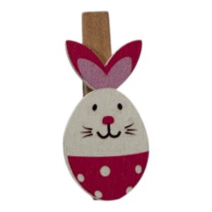 Houten knijper konijn diverse kleuren