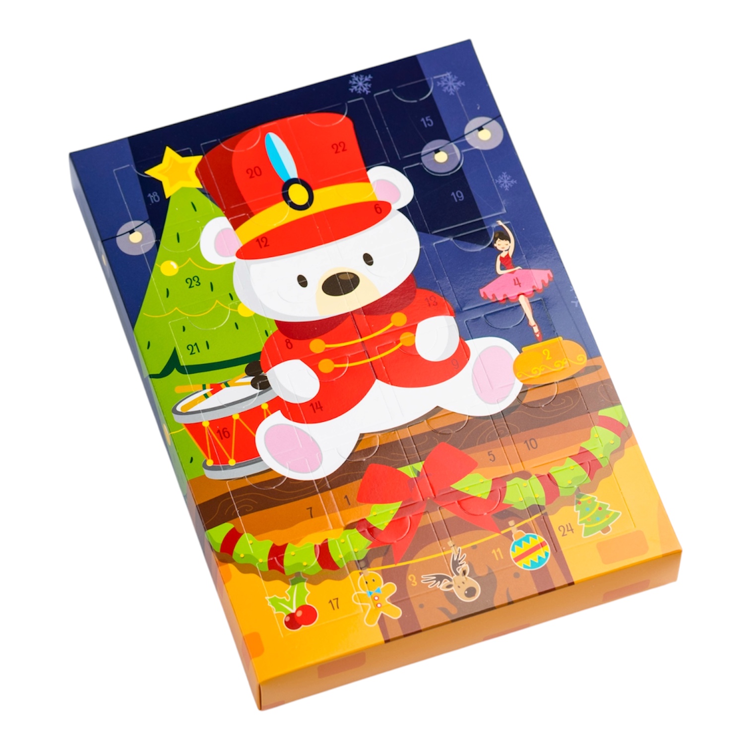 Adventskalender kerstmis beer
