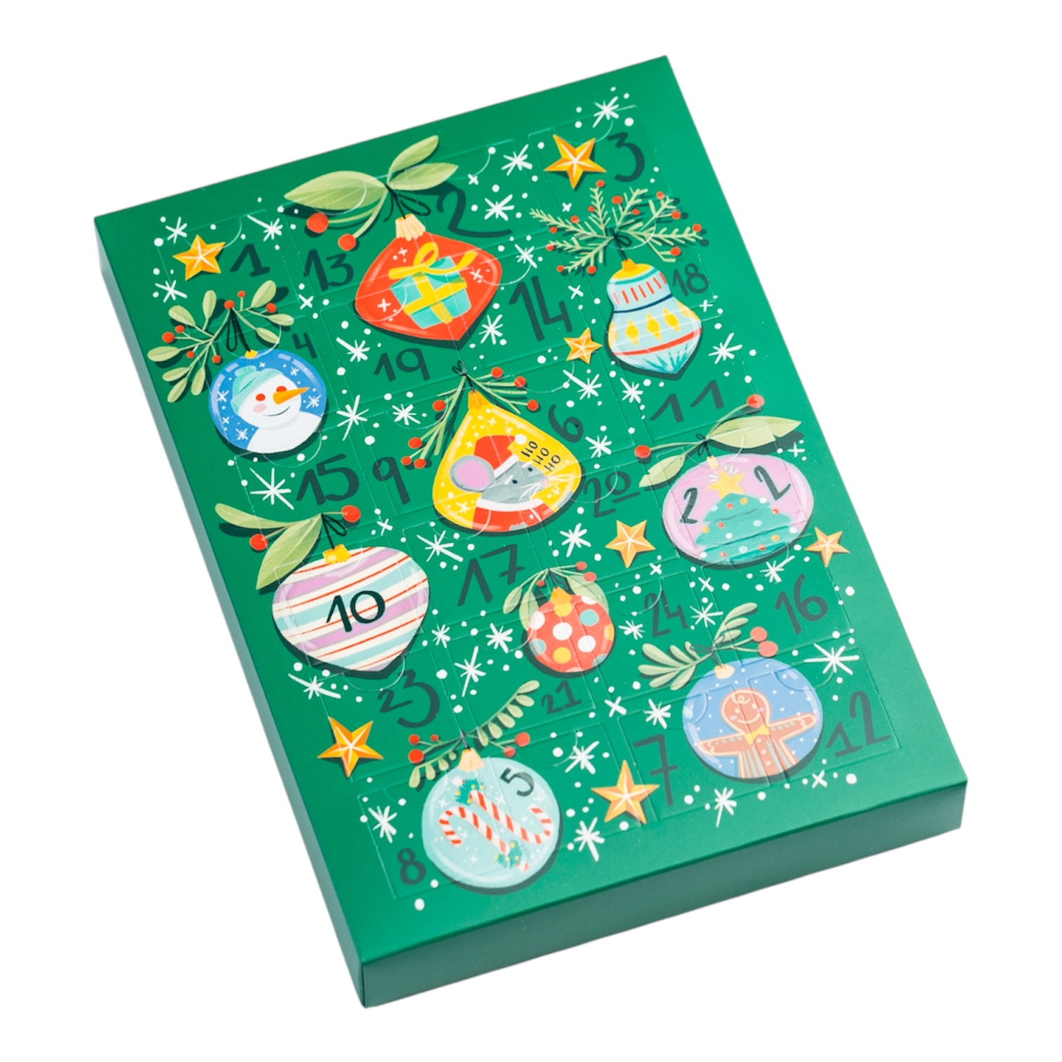 Adventskalender kerstballen